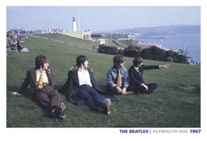 The Beatles on Plymouth Hoe 1967
